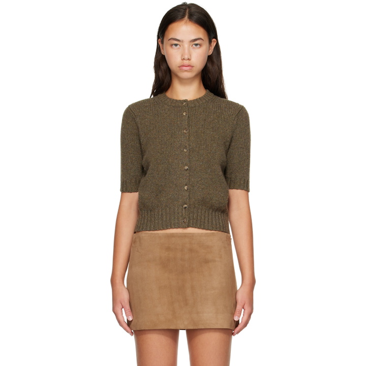 Photo: KHAITE Khaki Nora Cardigan