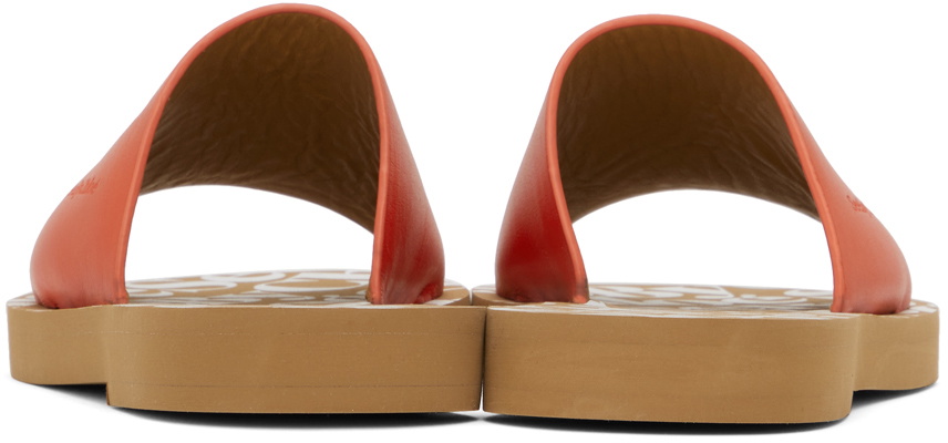 See by Chloé Orange Essie Slide Mules