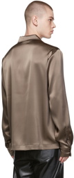 Nanushka Taupe Duco Shirt