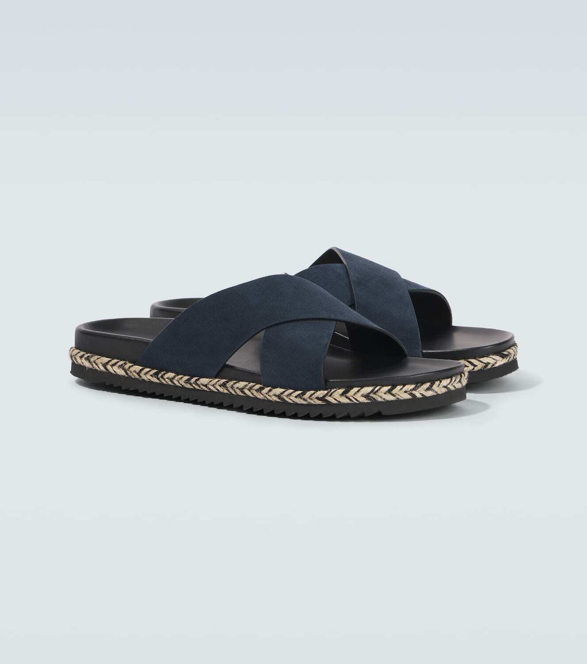 Frescobol Carioca Breno suede espadrille sandals
