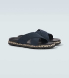 Frescobol Carioca Breno suede espadrille sandals