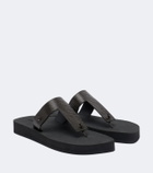 Christen Edge leather thong sandals