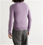 BOTTEGA VENETA - Slim-Fit Tech-Jersey Rollneck Sweater - Purple