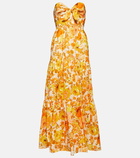 Zimmermann Floral cotton midi dress