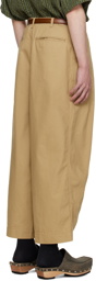 NEEDLES Khaki H.D. Military Trousers