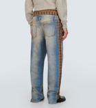 Acne Studios Deconstructed checked jeans