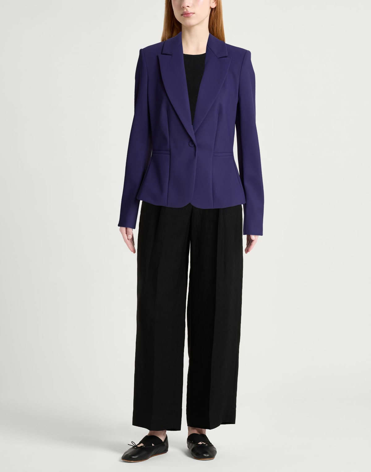 Chiara Boni La Petite Robe Womens Blazer in Purple