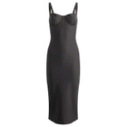 SKIMS Women's Body Halter Midi Dress in Onyx