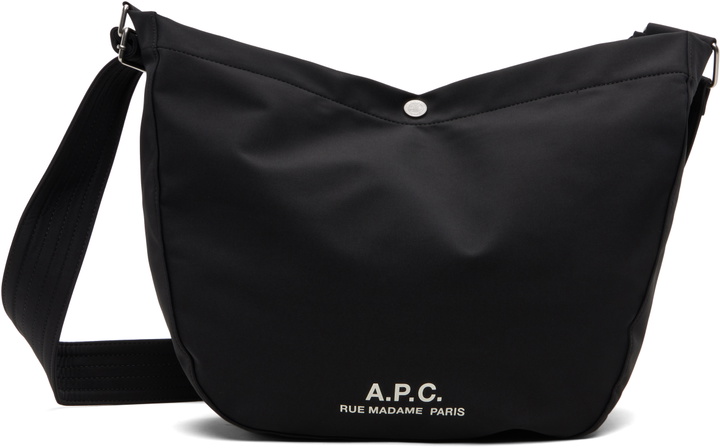 Photo: A.P.C. Black Journal Satchel