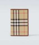 Burberry Burberry Check canvas passport holder