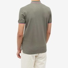 Paul Smith Men's Regular Fit Zebra Polo Shirt in Khaki