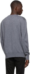 Ermenegildo Zegna Couture Grey Cashmere Sweater