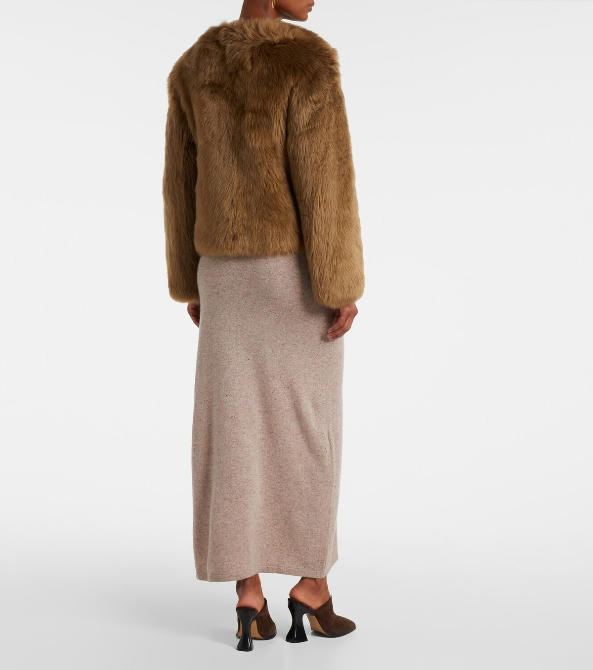 Altuzarra Maury faux-fur leather jacket