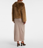 Altuzarra Maury faux-fur leather jacket