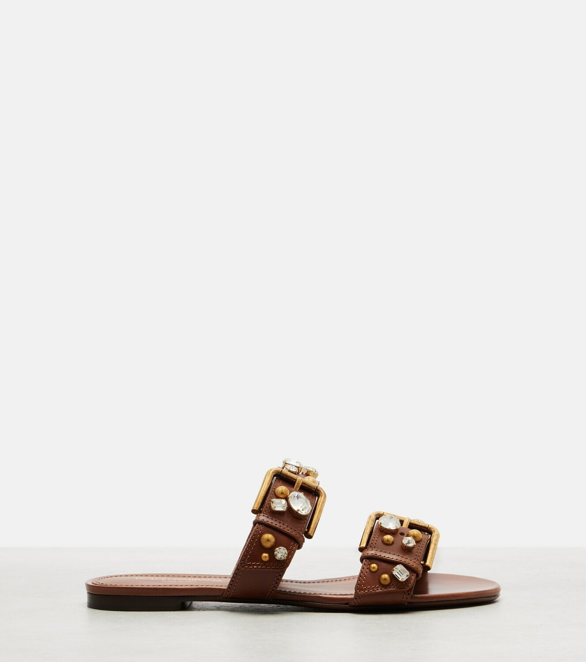 Dolce&Gabbana Embellished leather sandals