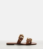 Dolce&Gabbana Embellished leather sandals