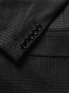 TOM FORD - Cooper Double-Breasted Checked Wool, Mohair and Cashmere-Blend Suit Jacket - Gray