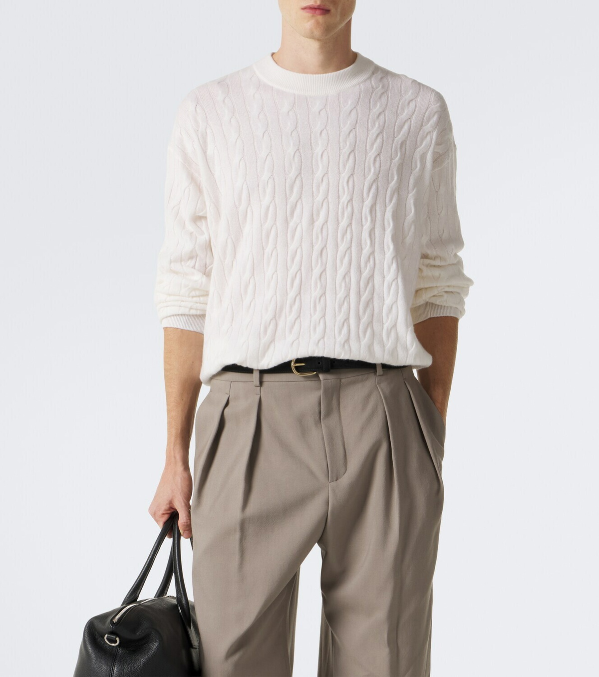 Lisa Yang Oskar cable-knit cashmere sweater