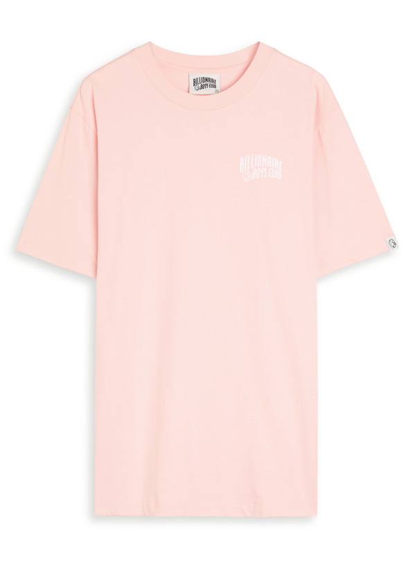 Photo: Billionaire Boys Club Small Arch Logo Printed Cotton T-shirt Pink