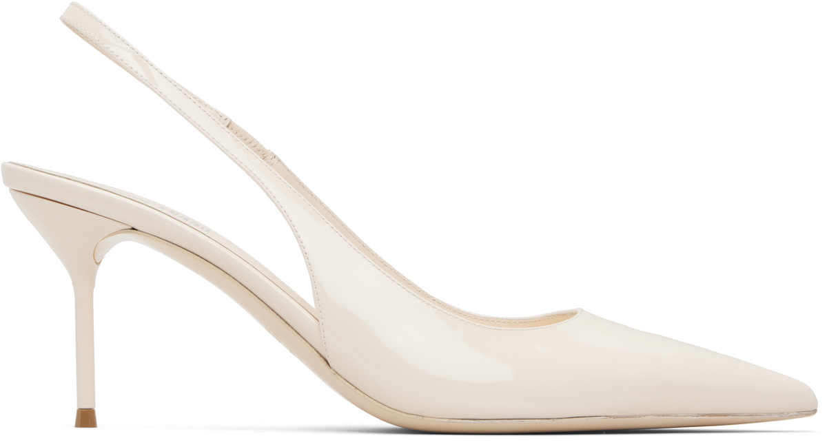 Paris Texas Off-White Lidia Slingback 70 Heels