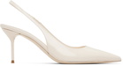 Paris Texas Off-White Lidia Slingback 70 Heels