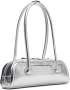 MARGESHERWOOD Silver Soft Boston EW Mini Bag