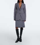 Miu Miu Leather knee-high boots