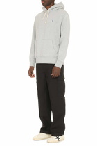 Polo Ralph Lauren Logo Embroidered Rib Trim Hoodie