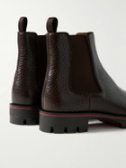 Christian Louboutin - Alpinosol Full-Grain Leather Chelsea Boots - Brown