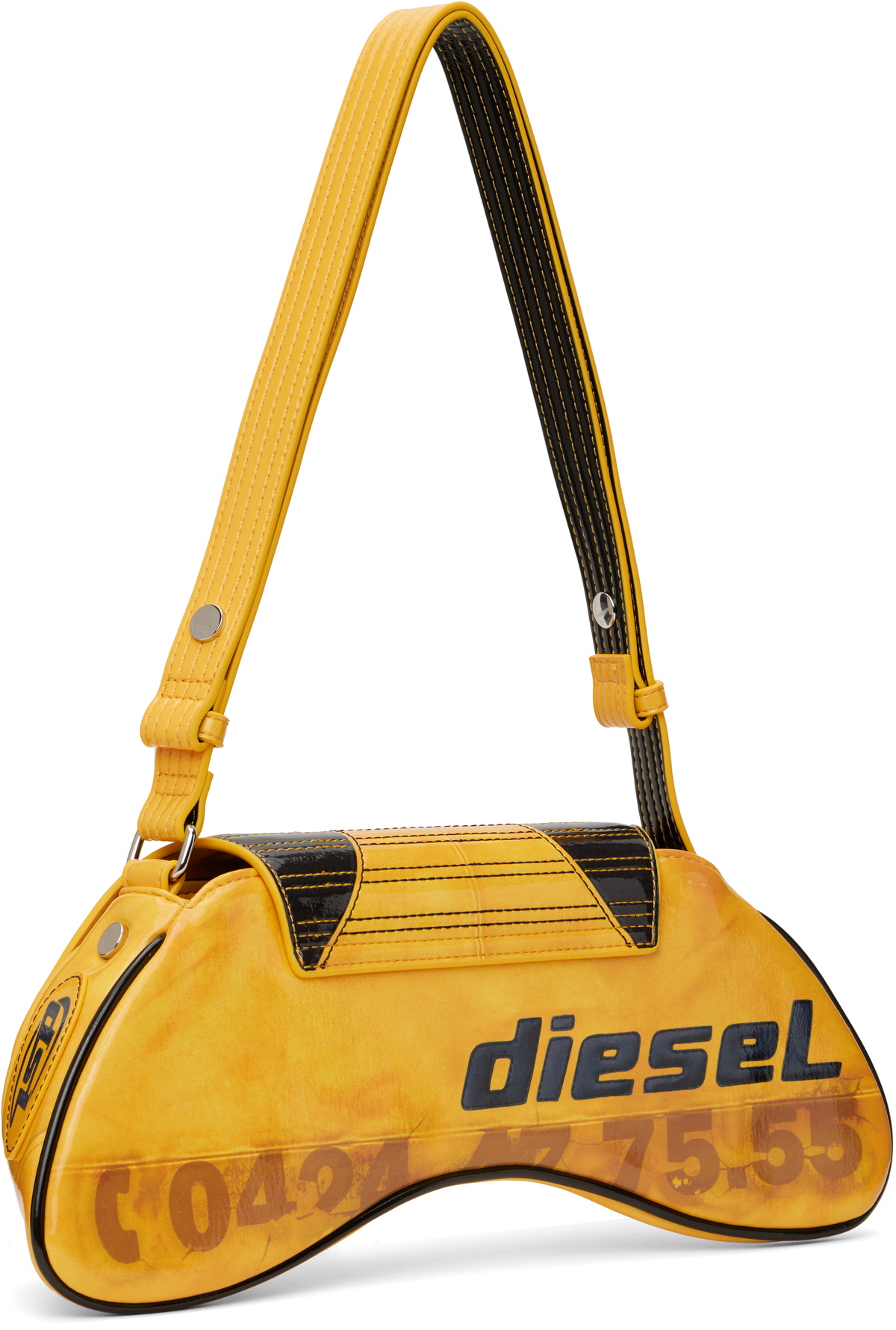 【関税込み】Diesel イエロー Play クロスボディバッグ Diesel Play Cross Body Bag | Yellow | FARFETCH