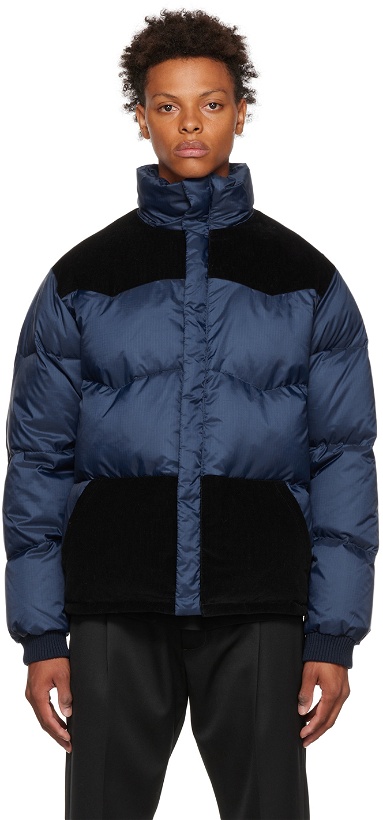 Photo: Marni Navy Quilted Down Jacket