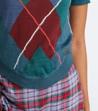 Vivienne Westwood Argyle wool and cotton sweater