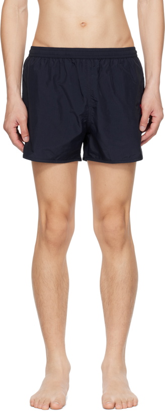 Photo: AMI Paris Navy Ami de Cœur Swim Shorts