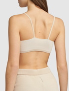 JACQUEMUS Le Bandeau Pralu Rib Knit Bra Top