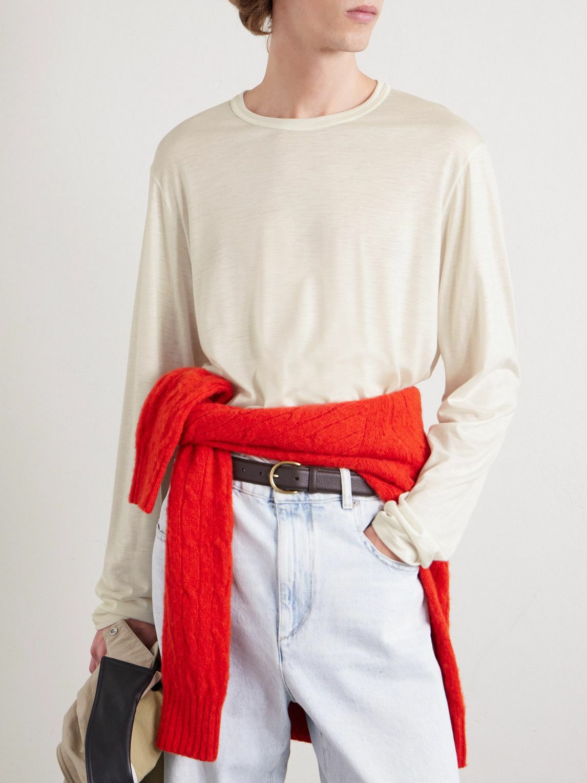 Gabriela Hearst - Owen Cashmere T-Shirt - Neutrals