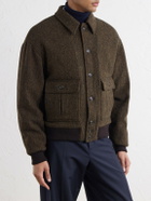 Valstar - Colin Virgin Wool Bomber Jacket - Brown