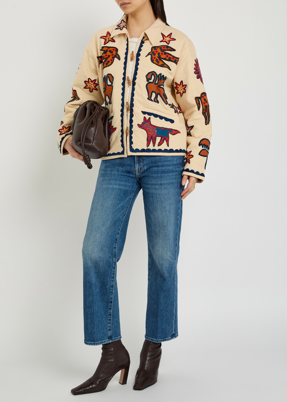 Mother The Mid Rise Rambler Slim Straight-leg Stretch-denim Jeans Indigo