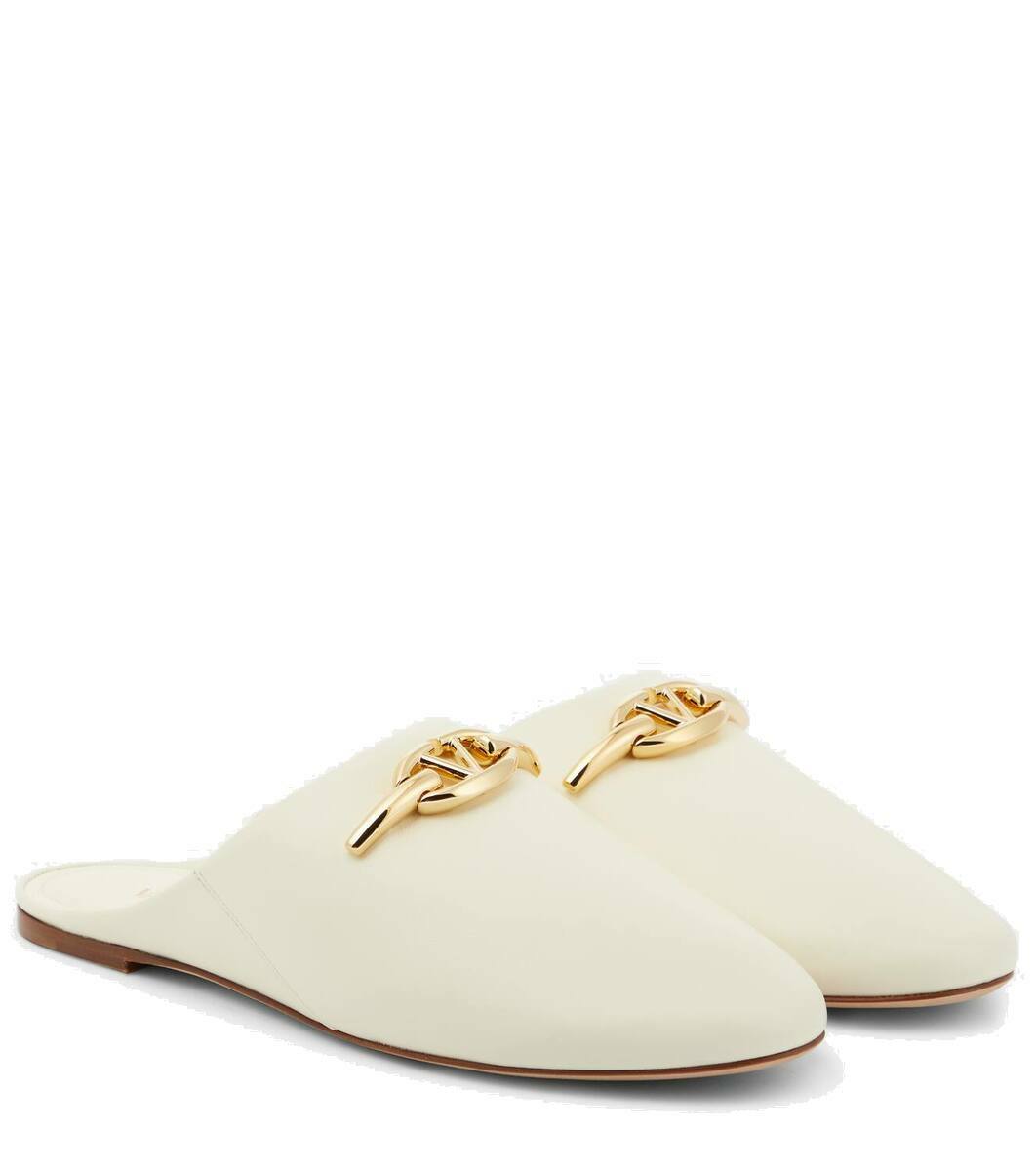 Valentino Garavani VLogo Gate leather mules Valentino Garavani