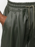 The Frankie Shop Green Jonas Faux Leather Shorts