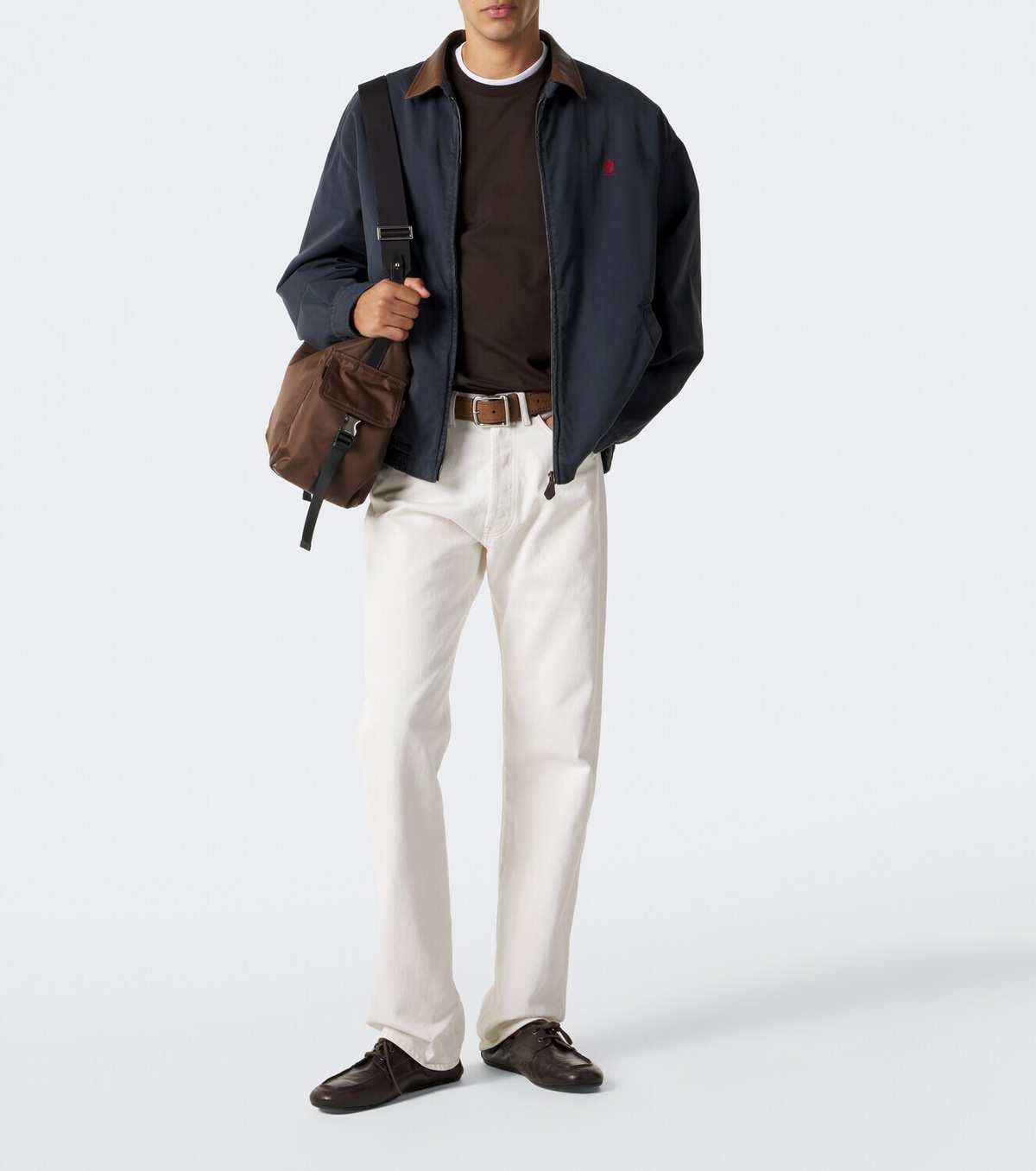 Prada Layered cotton jersey T-shirt