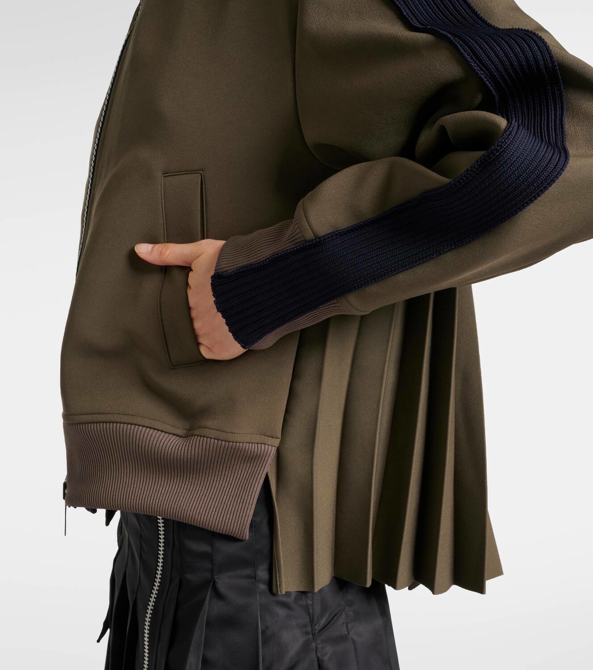 ジャケット・アウター sacai TECHNICAL JERSEY BLOUSON Sacai Technical jersey blouson Sacai