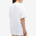 JW Anderson Women's Flower Pot Print Oversized T-Shirt in White