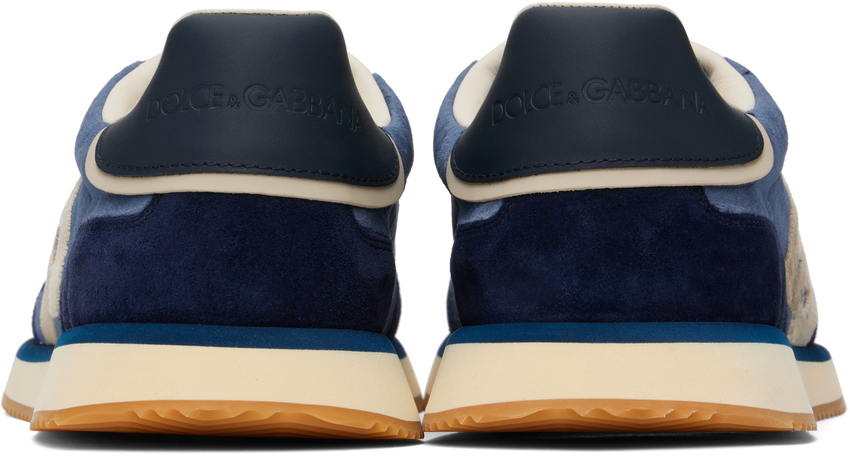 Dolce&Gabbana Navy 'DG' Cushion Sneakers