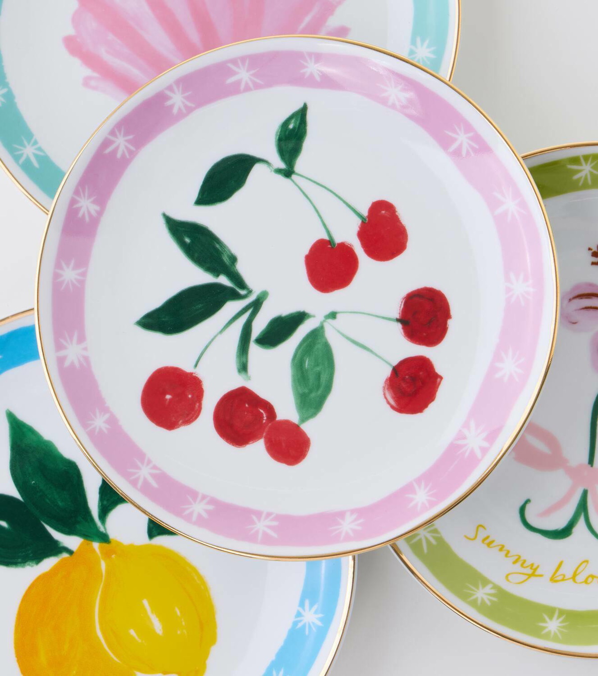 Bitossi Con Amore set of 4 porcelain plates