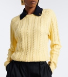 Versace Medusa cable-knit cotton sweater