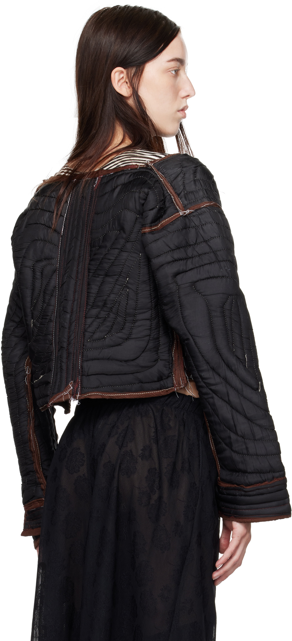 SC103 Black & Brown Opus Jacket