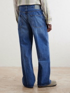 The Elder Statesman - Hunter Wide-Leg Organic Jeans - Blue