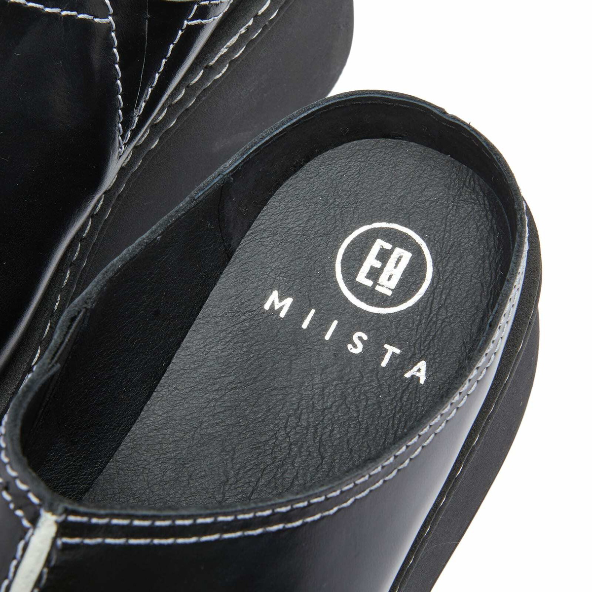 MIISTA Women's Mego Mules in Black MIISTA