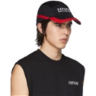 Serapis Black and Red Worker Cap