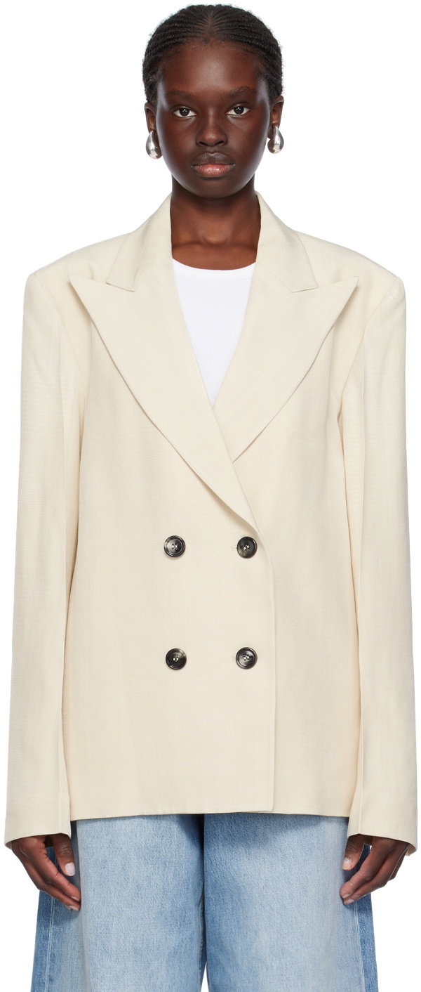 Teurn Studios Off-White Owen Blazer